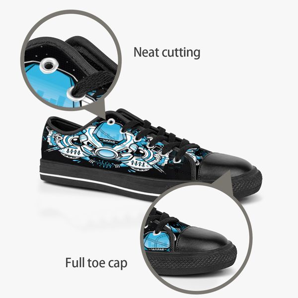men women diy custom shoes low canvas skateboard sneakers triple black customization uv printing sports sneakers kele278
men women diy custom shoes low canvas skateboard sneakers triple black customization uv printing sports sneakers kele278