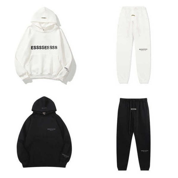 men's luxury brand tracksuits sweatshirts letter esss hoodies men women sportswear pants suit hooded sweater casual pullover couple ho, Black
men's luxury brand tracksuits sweatshirts letter esss hoodies men women sportswear pants suit hooded sweater casual pullover couple ho, Black