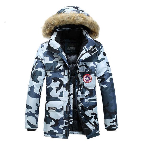autumn and winter 2019 men's new camouflage cotton jacket hooded big fur collar fashion long coat 5928b, Black
autumn and winter 2019 men's new camouflage cotton jacket hooded big fur collar fashion long coat 5928b, Black