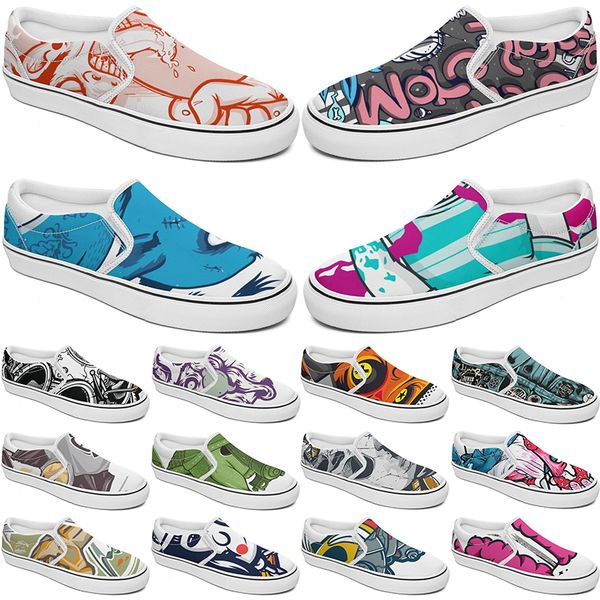 summercustom shoe shoes slip-on canvas customized sneakers men women blue red green classic custom comfortable low platform sneaker color82, Black
summercustom shoe shoes slip-on canvas customized sneakers men women blue red green classic custom comfortable low platform sneaker color82, Black