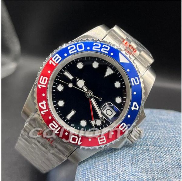 fashion real waterproof watch gmt work pepsi black dial mechanical automatic men's sport watch 904l stainless steel bp wristwatch, Slivery;brown
fashion real waterproof watch gmt work pepsi black dial mechanical automatic men's sport watch 904l stainless steel bp wristwatch, Slivery;brown