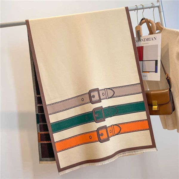 literary retro belt pattern scarf female autumn thick paragraph warm large shawl dual-use travel street shooting scarf 221118, Blue;gray
literary retro belt pattern scarf female autumn thick paragraph warm large shawl dual-use travel street shooting scarf 221118, Blue;gray