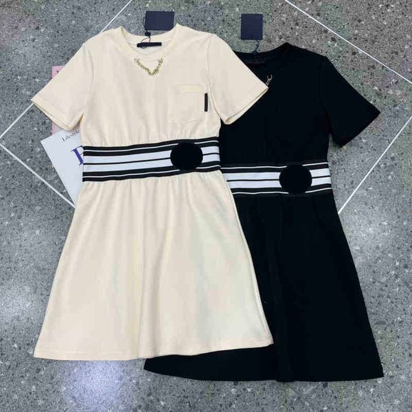 22ss women designer dress lvs waist threaded stitching a-type casual skirt luxury womens black and white classic version dresses for wedding, Black;gray
22ss women designer dress lvs waist threaded stitching a-type casual skirt luxury womens black and white classic version dresses for wedding, Black;gray
