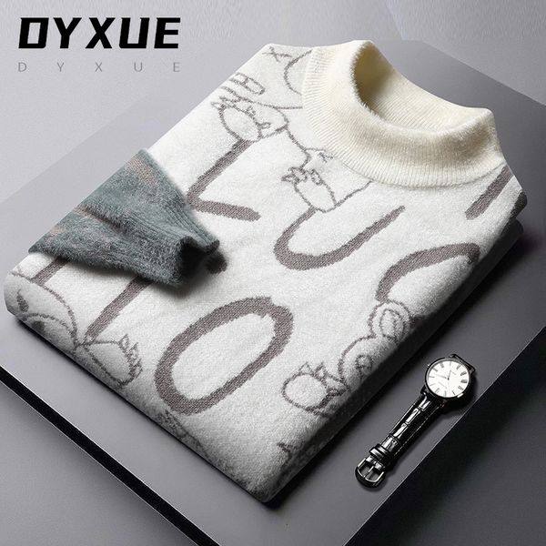 men's sweaters brand designer mink hair sweater in autumn winter men's fashion korean knitted pullover thickened wear 221117, White;black
men's sweaters brand designer mink hair sweater in autumn winter men's fashion korean knitted pullover thickened wear 221117, White;black