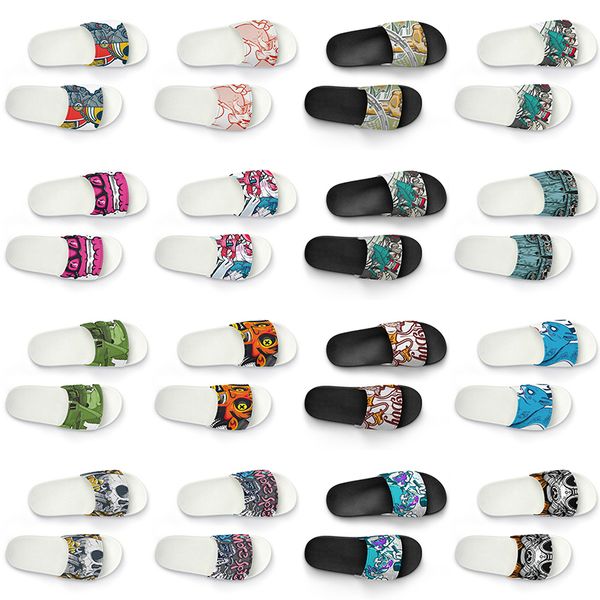 men women custom slippers shoes artoon animal design diy word black white blue red mens trainer 338
men women custom slippers shoes artoon animal design diy word black white blue red mens trainer 338