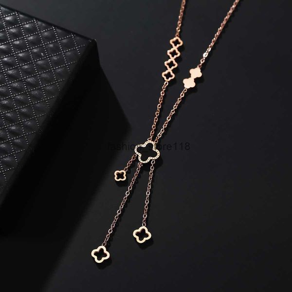 four leaf fashion clover shell pendant necklace stainless steel classic luxury designer jewelry women, Silver
four leaf fashion clover shell pendant necklace stainless steel classic luxury designer jewelry women, Silver