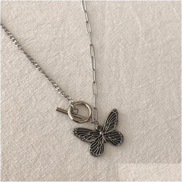 pendant necklaces vintage sier butterfly charm necklace for women new fashion stainless steel hip hop jewelry ot lock animal pendant dhmnn, Silver
pendant necklaces vintage sier butterfly charm necklace for women new fashion stainless steel hip hop jewelry ot lock animal pendant dhmnn, Silver