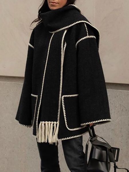women's jackets zessam splicing jacket winter scarf collar long sleeve button pocket loose women cardigans casual vintage lady coat 221, Black;brown
women's jackets zessam splicing jacket winter scarf collar long sleeve button pocket loose women cardigans casual vintage lady coat 221, Black;brown
