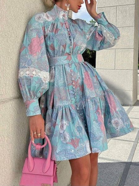 casual dresses autumn woman elegant lace up print dress fashion puff sleeve stand collar retro female party clothing 221117, Black;gray
casual dresses autumn woman elegant lace up print dress fashion puff sleeve stand collar retro female party clothing 221117, Black;gray
