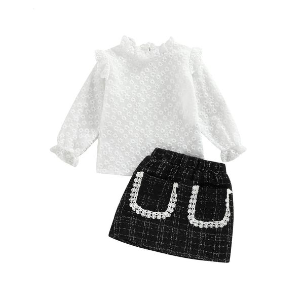 clothing sets kids infant baby girls dress suit long sleeve round neck floral lace shirt patchwork black half 1 6t 221118, White
clothing sets kids infant baby girls dress suit long sleeve round neck floral lace shirt patchwork black half 1 6t 221118, White