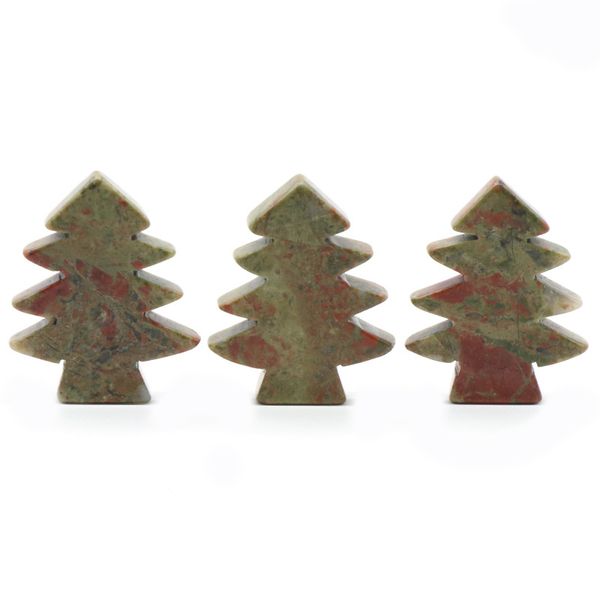 3 pieces unakite healing crystal stones pendant mini christmas tree desk ornament pocket stone home office christmas decoration, Silver
3 pieces unakite healing crystal stones pendant mini christmas tree desk ornament pocket stone home office christmas decoration, Silver