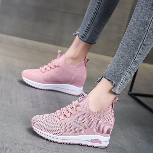 dress shoe s summer hidden heel wedges white pink sneakers female platform breathable mesh black high casual 221118
dress shoe s summer hidden heel wedges white pink sneakers female platform breathable mesh black high casual 221118