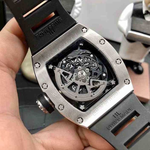 leisure luxury mens business mechanics watches richa wristwatch rm030 automatic mechanical mill fine steel tape trend men's ibdu, Slivery;black
leisure luxury mens business mechanics watches richa wristwatch rm030 automatic mechanical mill fine steel tape trend men's ibdu, Slivery;black