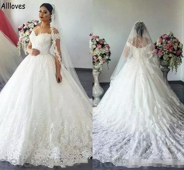 off the shoulder ball gown wedding dresses dubai arabic lace appliqued plus size princess bridal dress corset back sweep train vestidos de n, White
off the shoulder ball gown wedding dresses dubai arabic lace appliqued plus size princess bridal dress corset back sweep train vestidos de n, White