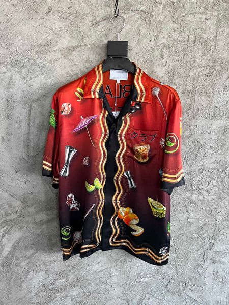 summer mens shirts men desigers short shirt slim fit lapel casual short sleeves hawaii silk high-gentleman noble blouse whiskey food print t, White;black
summer mens shirts men desigers short shirt slim fit lapel casual short sleeves hawaii silk high-gentleman noble blouse whiskey food print t, White;black
