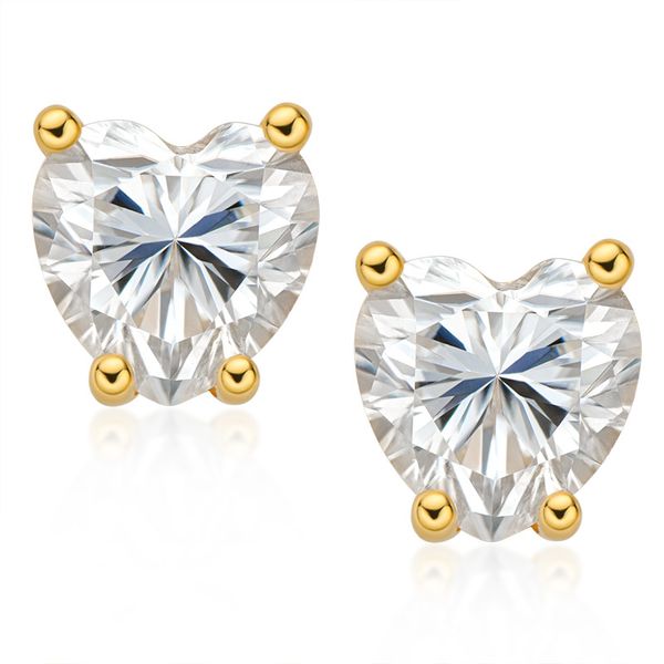 fashion trendy 925 sterling silver bling moissanite stone heart earrings studs for men women nice gift, Golden;silver
fashion trendy 925 sterling silver bling moissanite stone heart earrings studs for men women nice gift, Golden;silver