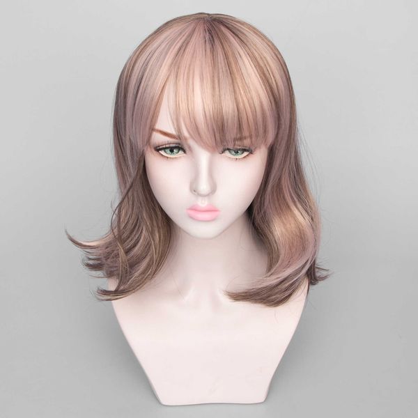 women's wigs female long hair mixed gradient matte high temperature silk, Black
women's wigs female long hair mixed gradient matte high temperature silk, Black
