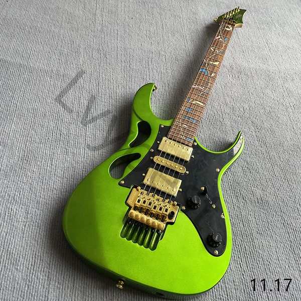 lvybst customized electric guitar classic double swing cool green light color professional all-round 24 tone fingerboard delivery to home
lvybst customized electric guitar classic double swing cool green light color professional all-round 24 tone fingerboard delivery to home