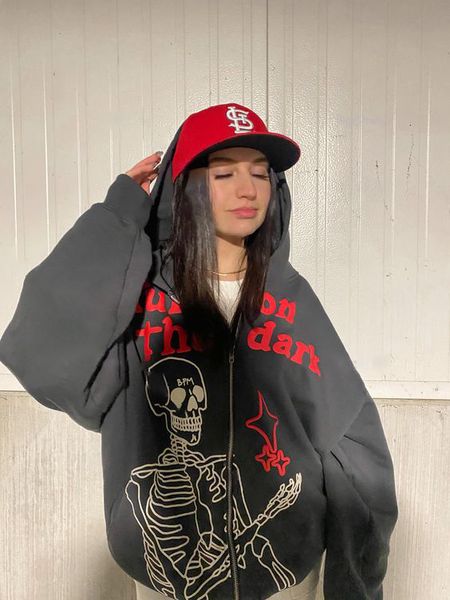 men's hoodies hip hop street style full zip hoodie skull rhinestone reflective print men women y2k sports jacket354d, Black
men's hoodies hip hop street style full zip hoodie skull rhinestone reflective print men women y2k sports jacket354d, Black