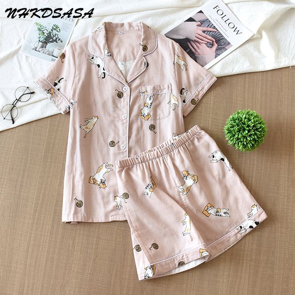 women's sleepwear japanese simple short pyjamas 100% cotton sleeves men pajama sets s cute cartoon homewear 221118, Black;red
women's sleepwear japanese simple short pyjamas 100% cotton sleeves men pajama sets s cute cartoon homewear 221118, Black;red