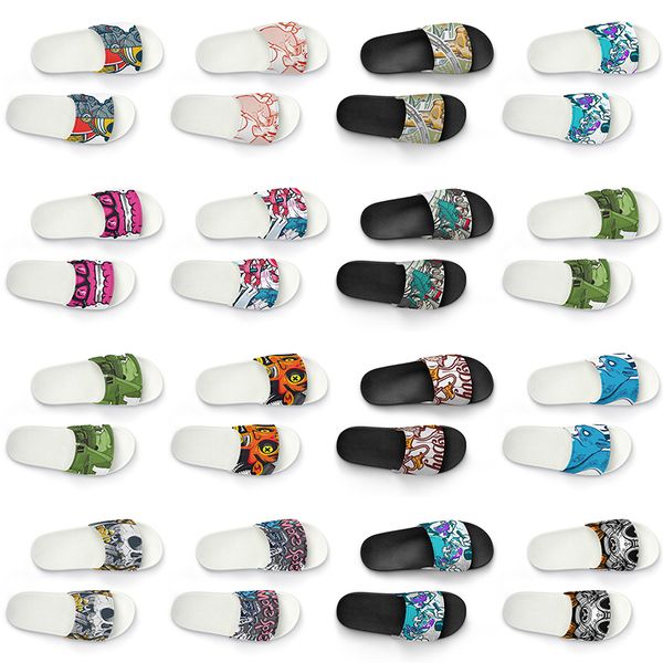 men women custom slippers shoes artoon animal design diy word black white blue red mens trainer 313
men women custom slippers shoes artoon animal design diy word black white blue red mens trainer 313