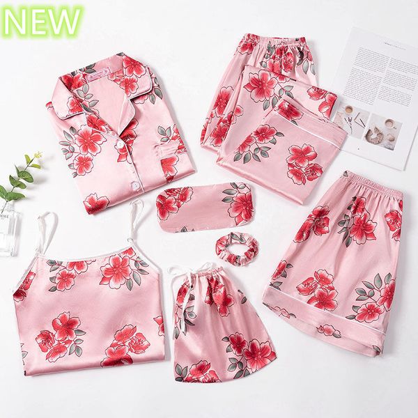 women's sleepwear summer pajamas set women pink striped full sleeve pyjama rayon polyester fashion autumn home clothes 221118, Black;red
women's sleepwear summer pajamas set women pink striped full sleeve pyjama rayon polyester fashion autumn home clothes 221118, Black;red