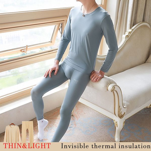 men's thermal underwear mens clothes set ice silk men undershirts male thermal underwear long sleeve sheer leggings sleepwear pajamas, Black;white
men's thermal underwear mens clothes set ice silk men undershirts male thermal underwear long sleeve sheer leggings sleepwear pajamas, Black;white