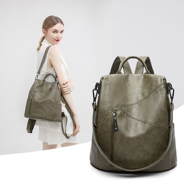 backpack women's new 2023 joker soft leather backpack large-capacity leisure anti-theft travel bag multi-purpose shoulder slung handbag
backpack women's new 2023 joker soft leather backpack large-capacity leisure anti-theft travel bag multi-purpose shoulder slung handbag