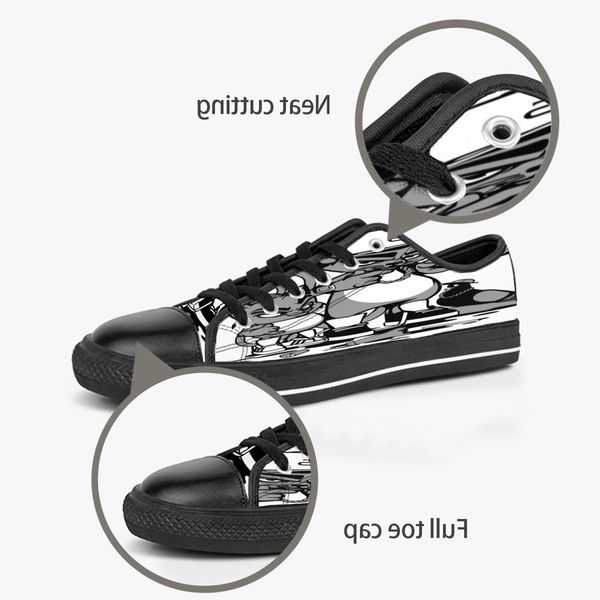 men women diy custom shoes low canvas skateboard sneakers triple black customization uv printing sports sneakers houzi 176-33
men women diy custom shoes low canvas skateboard sneakers triple black customization uv printing sports sneakers houzi 176-33