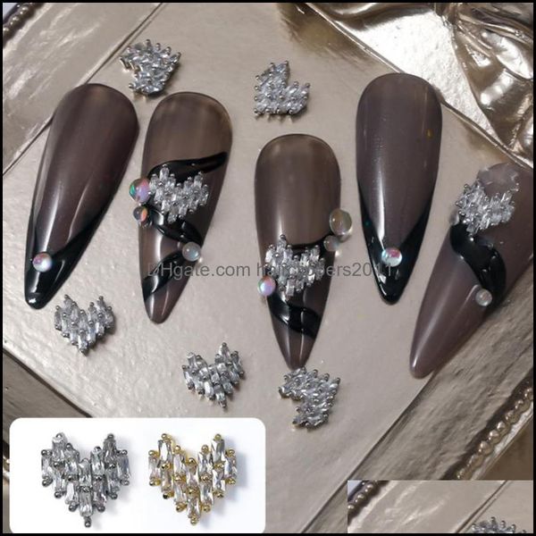 nail art decorations 3d heart alloy nail art decorations entry lux zircon sequins diamond decals drop delivery health beauty salon dh24k, Silver;gold
nail art decorations 3d heart alloy nail art decorations entry lux zircon sequins diamond decals drop delivery health beauty salon dh24k, Silver;gold