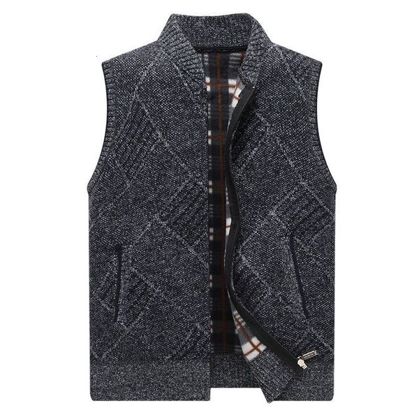 men's vests winter mens sweater thick fleece knitted cardigan waistcoat male casual vest for men sleeveless clothes 221117, Black;white
men's vests winter mens sweater thick fleece knitted cardigan waistcoat male casual vest for men sleeveless clothes 221117, Black;white