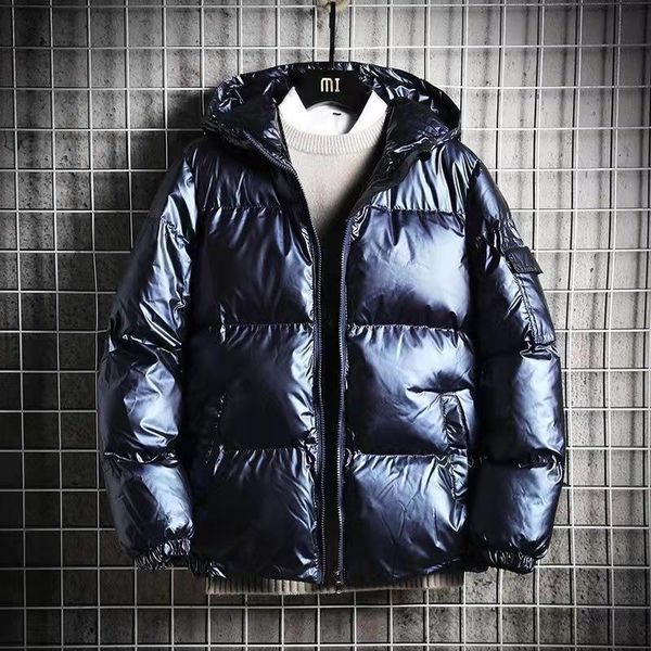 men's down & parkas new winter coat men's thickened downbright trend hooded short large cotton jacket, Black
men's down & parkas new winter coat men's thickened downbright trend hooded short large cotton jacket, Black