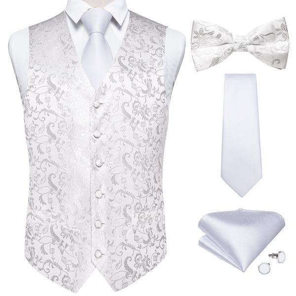 mens vests dibangu classic white suit vest tie set for men groom homme wedding banquet party formal business waistcoat necktie bowtie 221118, Black;white
mens vests dibangu classic white suit vest tie set for men groom homme wedding banquet party formal business waistcoat necktie bowtie 221118, Black;white