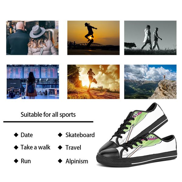 custom shoes classic canvas low cut skateboard casual triple black accept customization uv printing low mens womens sports sneakers breathab
custom shoes classic canvas low cut skateboard casual triple black accept customization uv printing low mens womens sports sneakers breathab