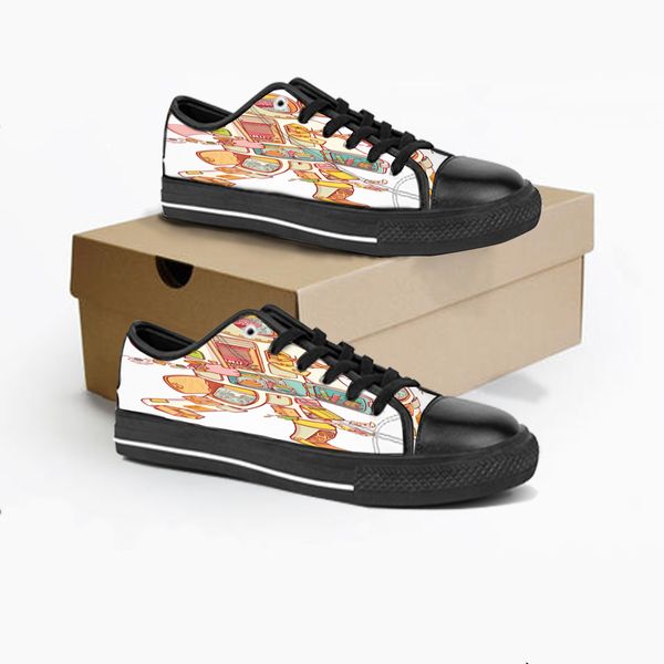 men women diy custom shoes low canvas skateboard sneakers triple black customization uv printing sports sneakers kele235
men women diy custom shoes low canvas skateboard sneakers triple black customization uv printing sports sneakers kele235