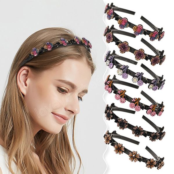 rhinestone flower headband anti-slip hairband women hair bands hoop claws clips double bangs hairstyle hair braiding tools, Silver
rhinestone flower headband anti-slip hairband women hair bands hoop claws clips double bangs hairstyle hair braiding tools, Silver
