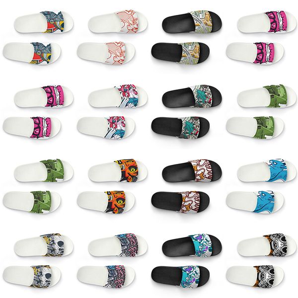 men women custom slippers shoes artoon animal design diy word black white blue red mens trainer 305
men women custom slippers shoes artoon animal design diy word black white blue red mens trainer 305