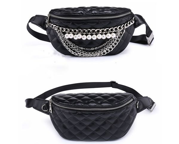 waist bags stylish belt bag women classic lattice female leather bum pearl decoration fanny pack for teenager girls 221118
waist bags stylish belt bag women classic lattice female leather bum pearl decoration fanny pack for teenager girls 221118