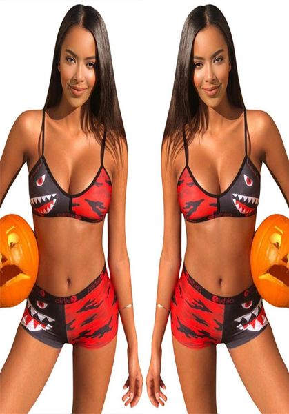 2020 women brand swimwear tie up brashorts pants swimming trunks 2 piece tracksuit patchwork shark camo designer swimsuit bikini 6826549, Blue
2020 women brand swimwear tie up brashorts pants swimming trunks 2 piece tracksuit patchwork shark camo designer swimsuit bikini 6826549, Blue