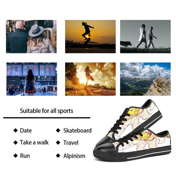 women men custom low shoes diy canvas skateboard sneakers triple black customization uv printing sports sneakers kele219 ization363 ization3
women men custom low shoes diy canvas skateboard sneakers triple black customization uv printing sports sneakers kele219 ization363 ization3