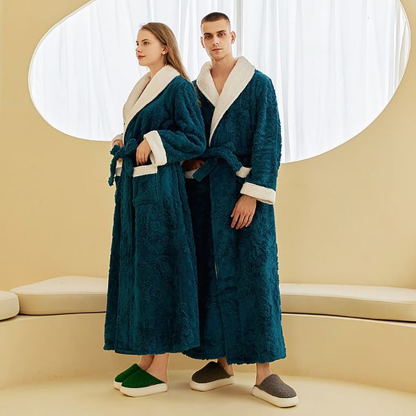 men's sleepwear winter doublelayer thicken flannel men shower robe couples luxury jacquard bath bathrobes warm kimono terry long dressi, Black;brown
men's sleepwear winter doublelayer thicken flannel men shower robe couples luxury jacquard bath bathrobes warm kimono terry long dressi, Black;brown