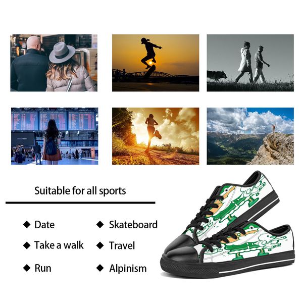 men women diy custom shoes low canvas skateboard sneakers triple black customization uv printing sports sneakers br289
men women diy custom shoes low canvas skateboard sneakers triple black customization uv printing sports sneakers br289