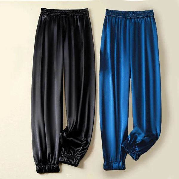 women's pants capris women sweatpants summer cool female solid satin loose casual joggers sport 221118, Black;white
women's pants capris women sweatpants summer cool female solid satin loose casual joggers sport 221118, Black;white