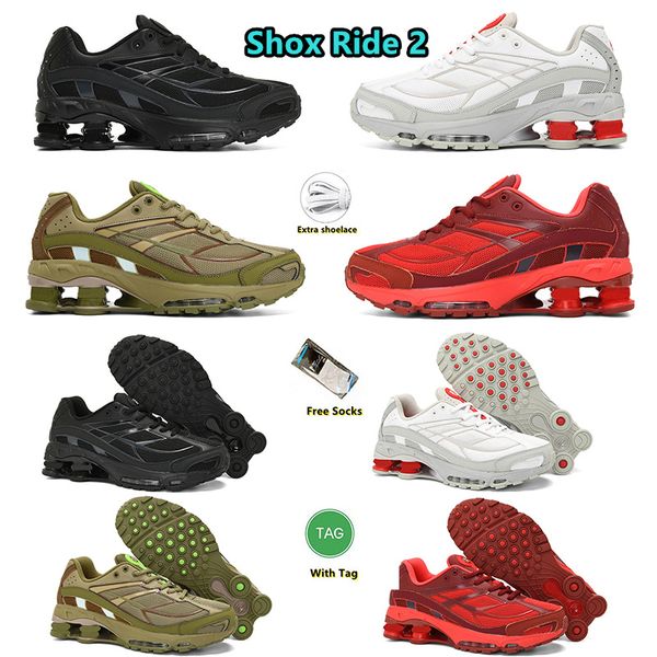shox ride 2 designer shoes triple black olive green red white running shoe outdoor sneaker for men and women
shox ride 2 designer shoes triple black olive green red white running shoe outdoor sneaker for men and women