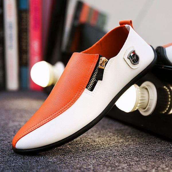 height increasing shoes men fashion comfortable casual footwear chaussures flats slip on lazy zapatos hombre loafers 221118, Black;white
height increasing shoes men fashion comfortable casual footwear chaussures flats slip on lazy zapatos hombre loafers 221118, Black;white