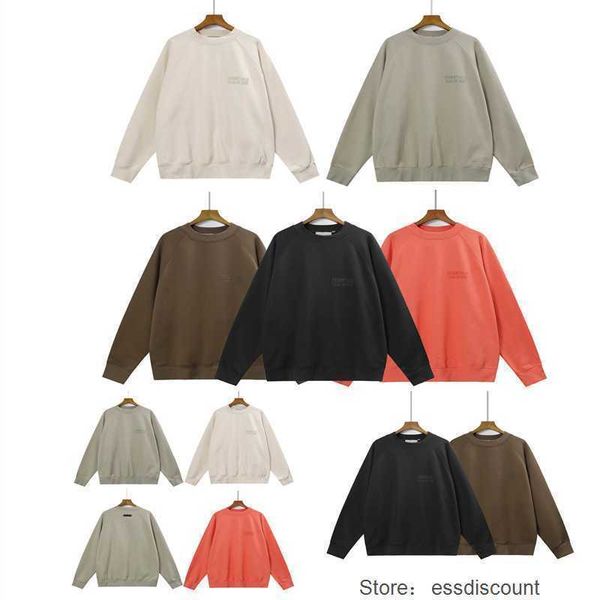 ess hoodies essential season 8 flocked letters men's sweatshirt coral red plush couple's crew neck sweater, Black;brown
ess hoodies essential season 8 flocked letters men's sweatshirt coral red plush couple's crew neck sweater, Black;brown
