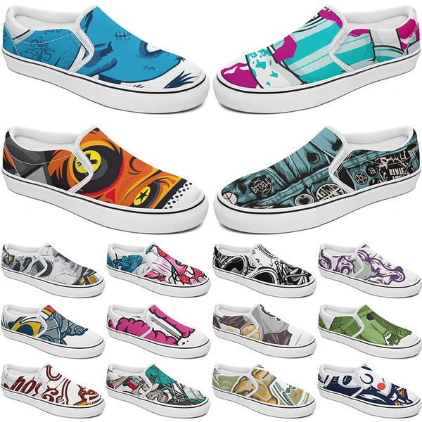 shoe shoes slip-on summercustom canvas customized sneakers men women blue red green classic custom comfortable low platform sneaker color84, Black
shoe shoes slip-on summercustom canvas customized sneakers men women blue red green classic custom comfortable low platform sneaker color84, Black