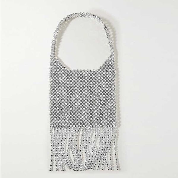 shoulder bags female silver tassel beaded niche design vintage handmade woven handbag fashionable purses 221115
shoulder bags female silver tassel beaded niche design vintage handmade woven handbag fashionable purses 221115