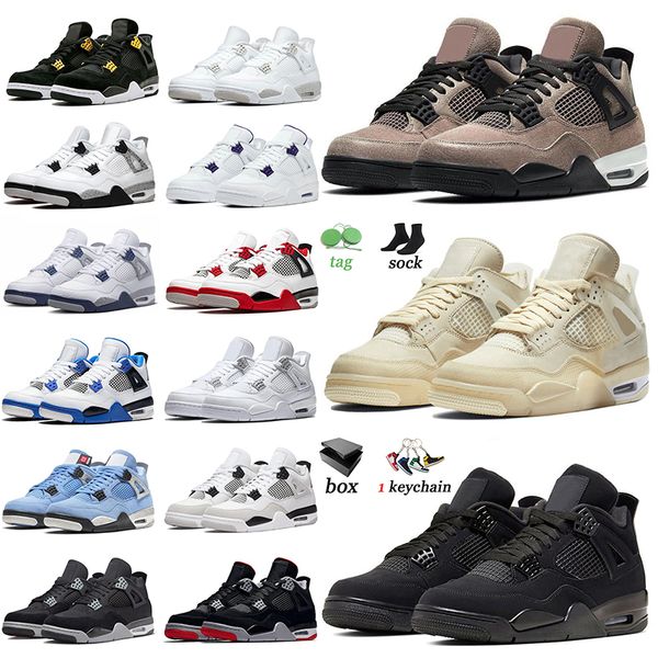 4 4s for men with box basketball shoes iv jumpman midnight navy red thunder sail new black cat white cement pure money mens women trainers s
4 4s for men with box basketball shoes iv jumpman midnight navy red thunder sail new black cat white cement pure money mens women trainers s