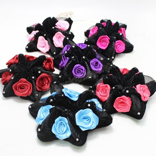 childrren dancing hair accessories fashion big rose flower crystal rhinestone hairbands elastic hair rope ring for women girls, Slivery;white
childrren dancing hair accessories fashion big rose flower crystal rhinestone hairbands elastic hair rope ring for women girls, Slivery;white
